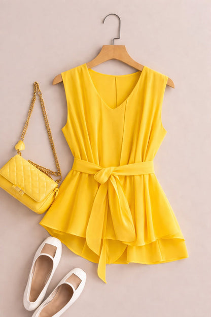 Stylish Women’s Ribbed Co-Ord Set with Palazzo Pants