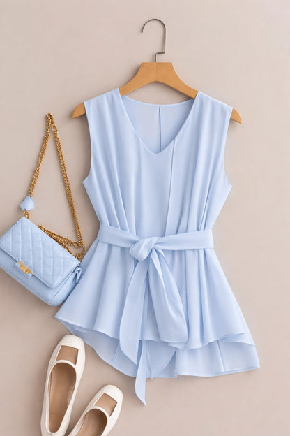 Stylish Women’s Ribbed Co-Ord Set with Palazzo Pants
